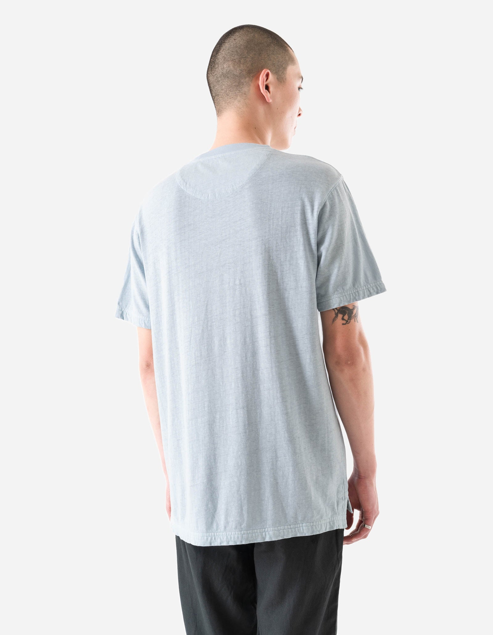 7209 Cotton Hemp S/S Tee Light Blue