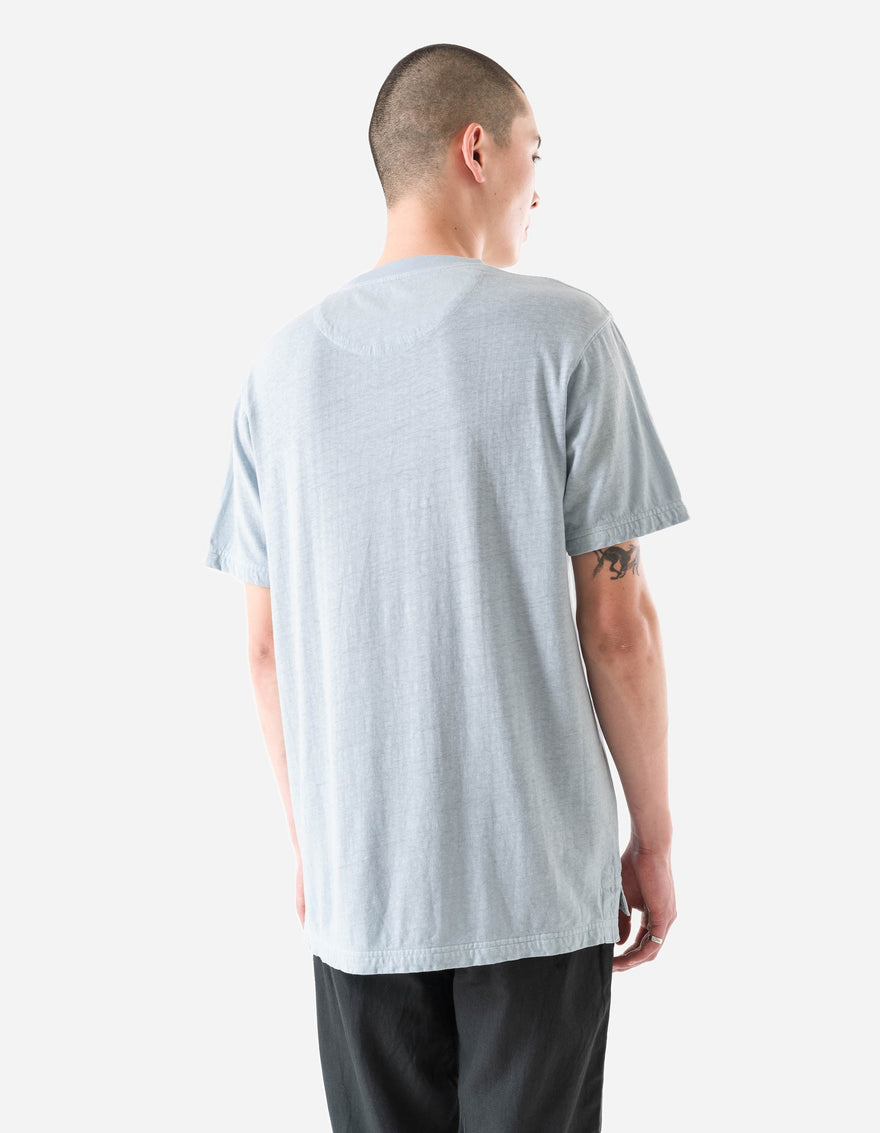7209 Cotton Hemp S/S Tee Light Blue
