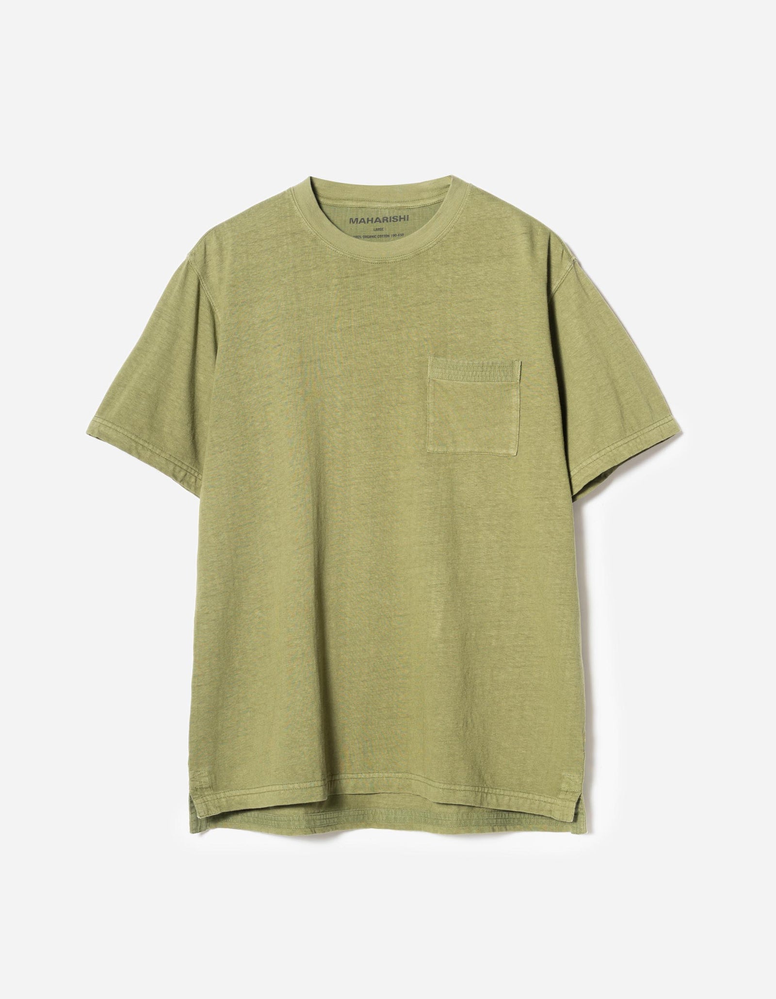 7209 Cotton Hemp S/S T-Shirt Olive OG-107F