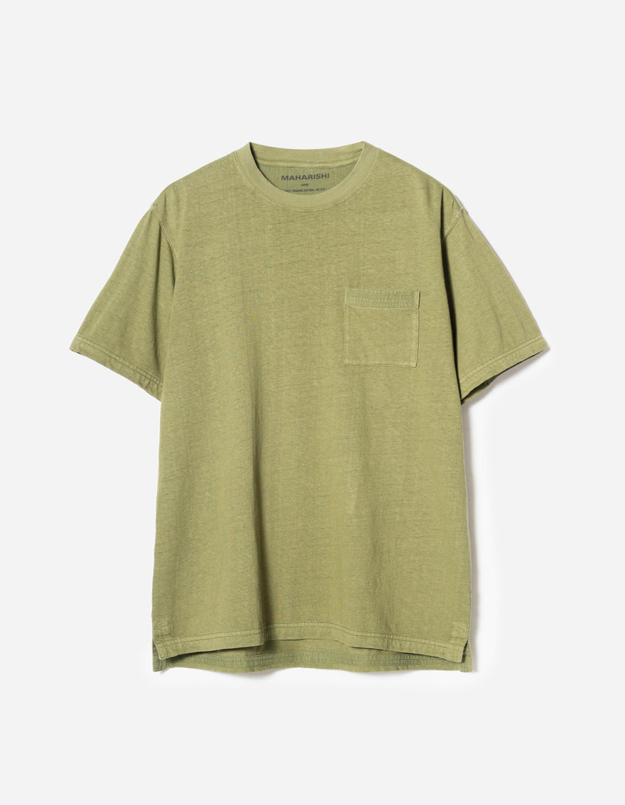 7209 Cotton Hemp S/S T-Shirt Olive OG-107F