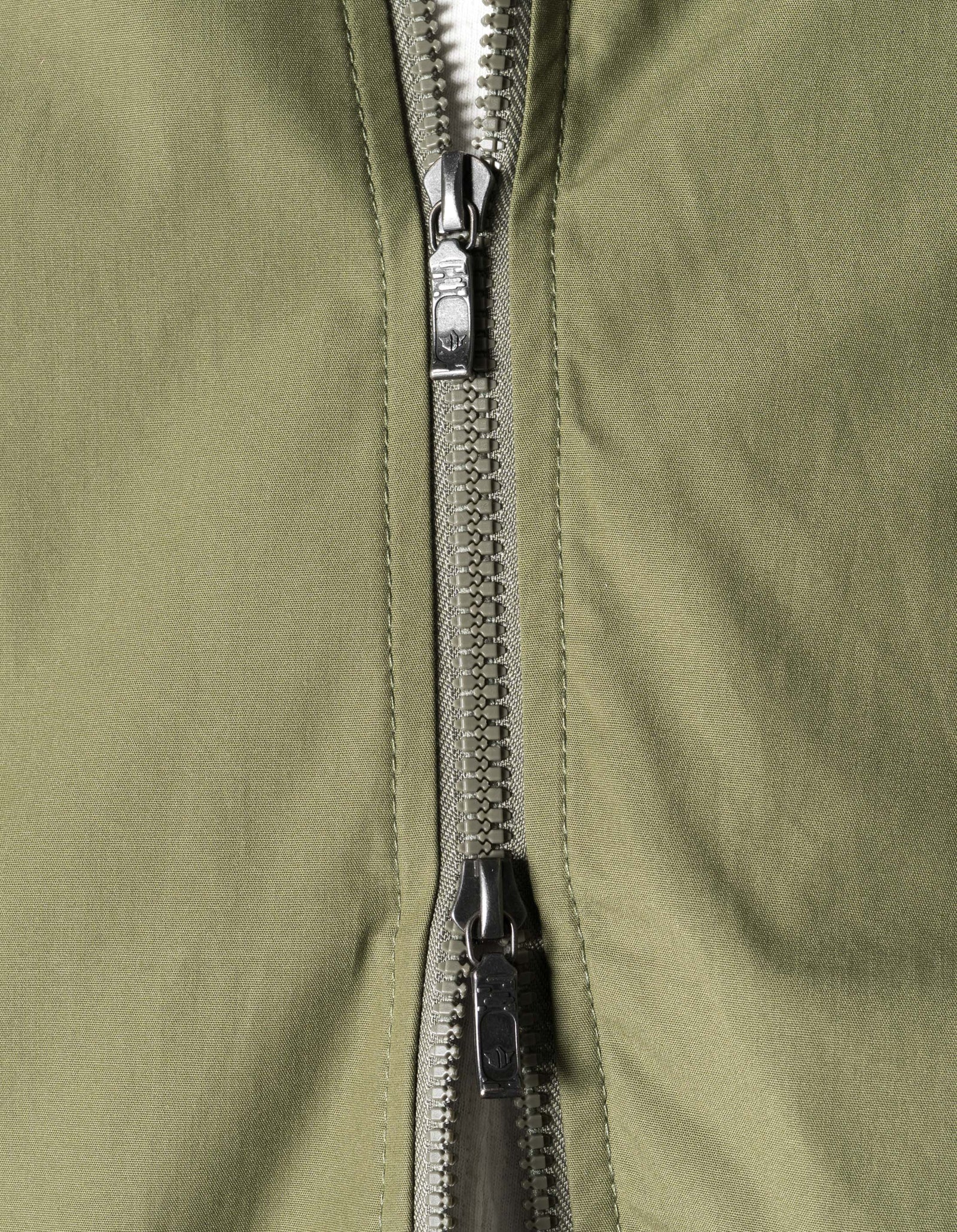 7211 Asym Woven Track Top Olive OG-107F