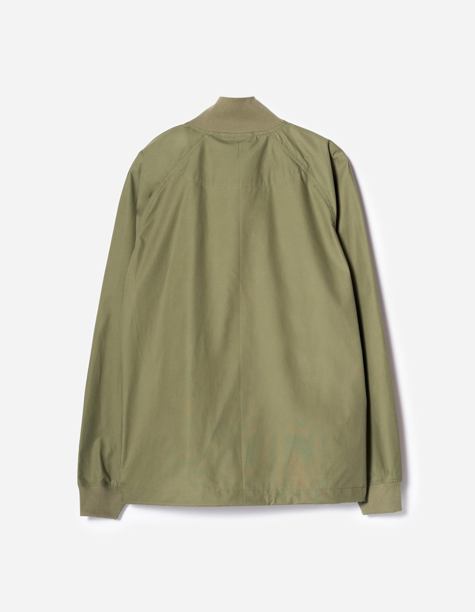 7211 Asym Woven Track Top Olive OG-107F