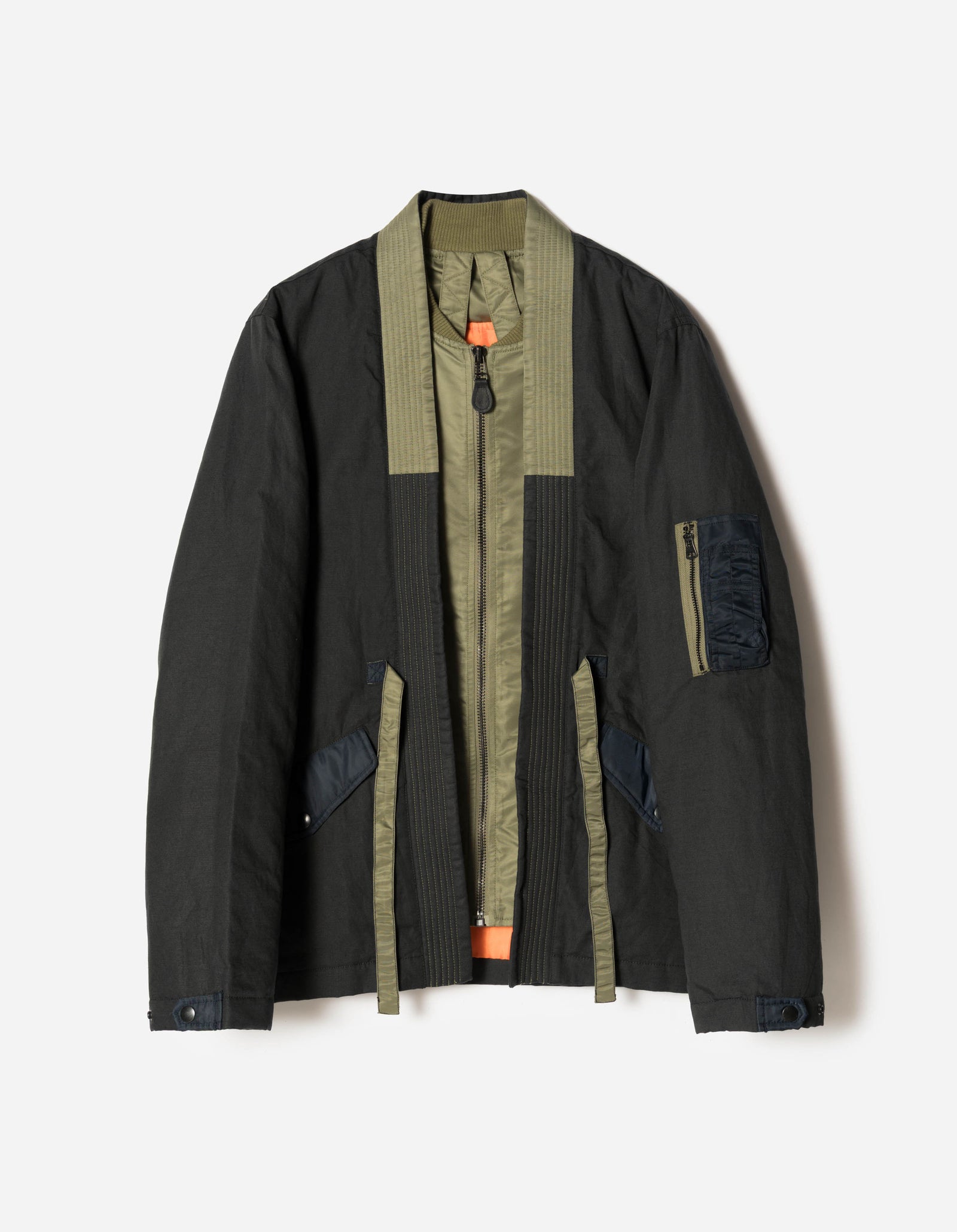 7405 Duality L2-B Flight Kimono Navy/Olive