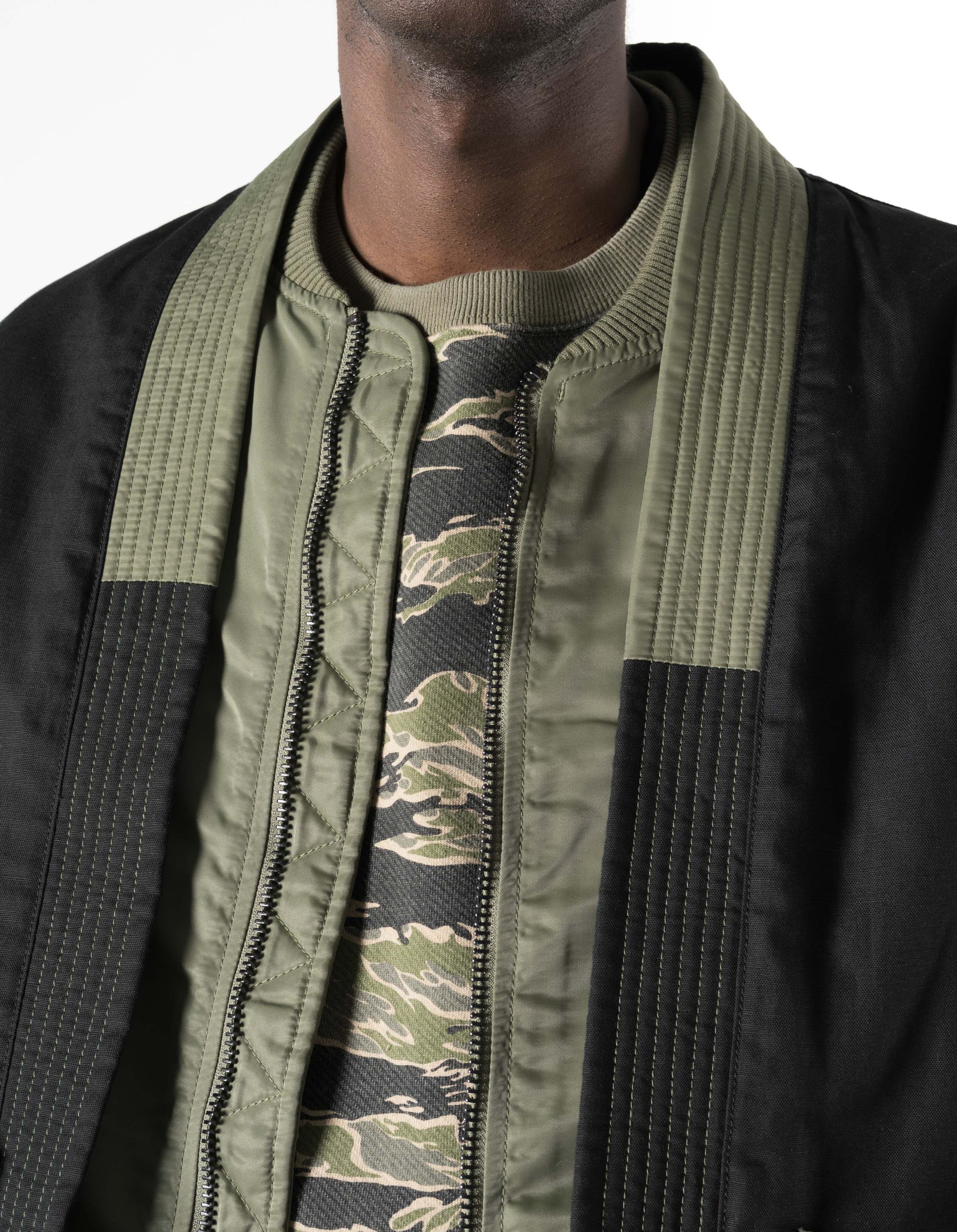 7405 Duality L2-B Flight Kimono Navy/Olive – Maharishi