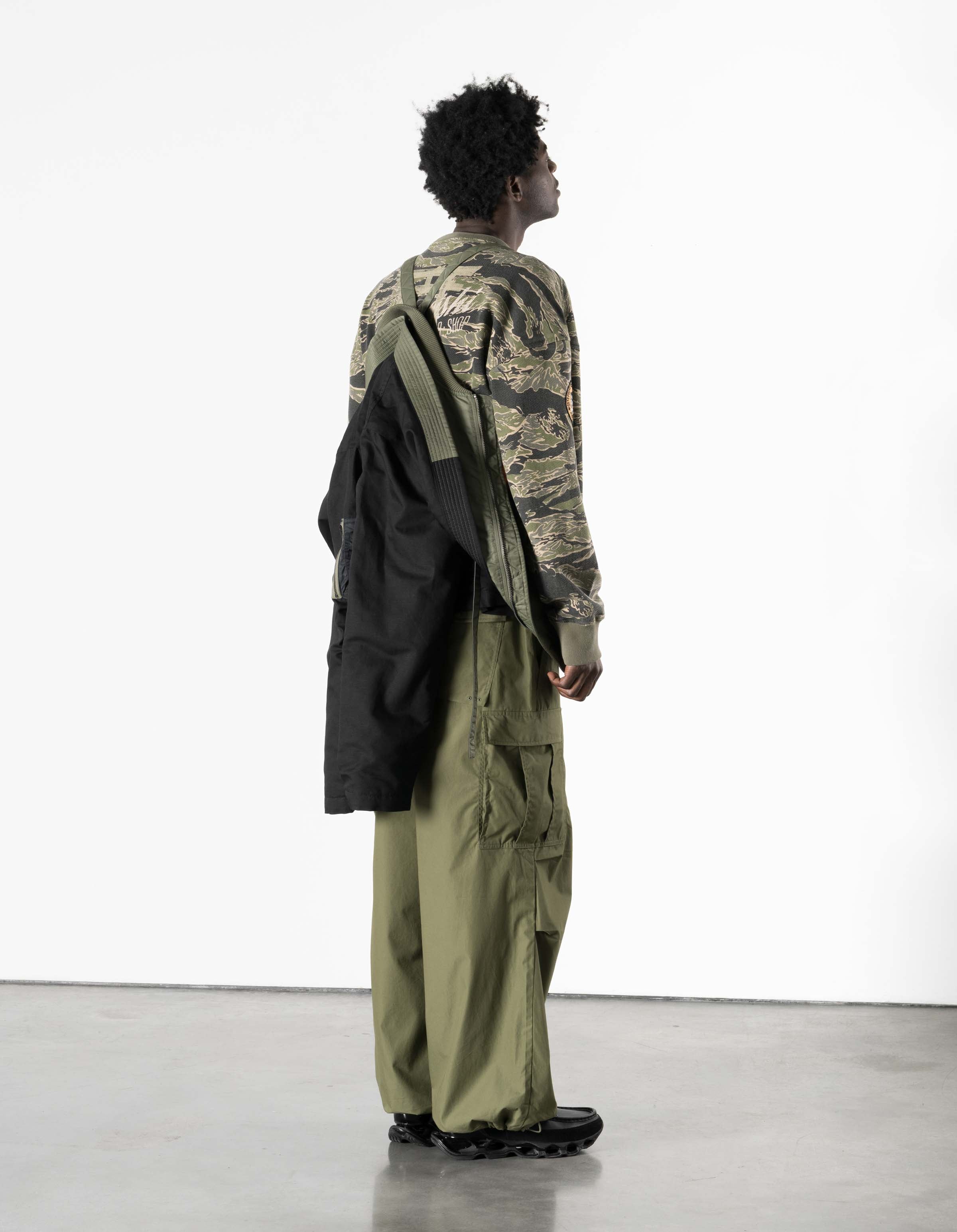 ウェア newmoniotaro 7405 Duality L2-B Flight Kimono Navy/Olive – Maharishi