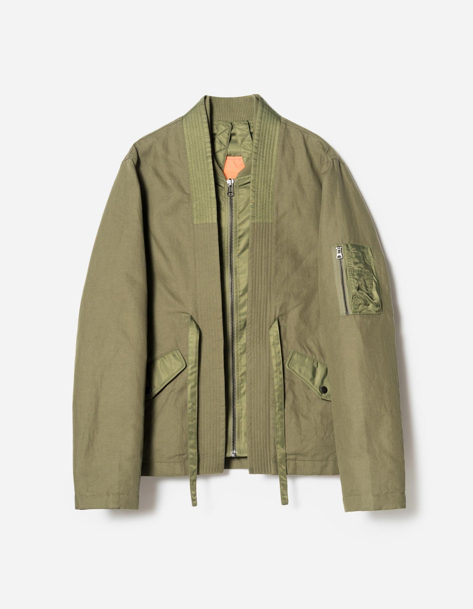 7213 Duality L2-B Flight Kimono Olive OG-107F