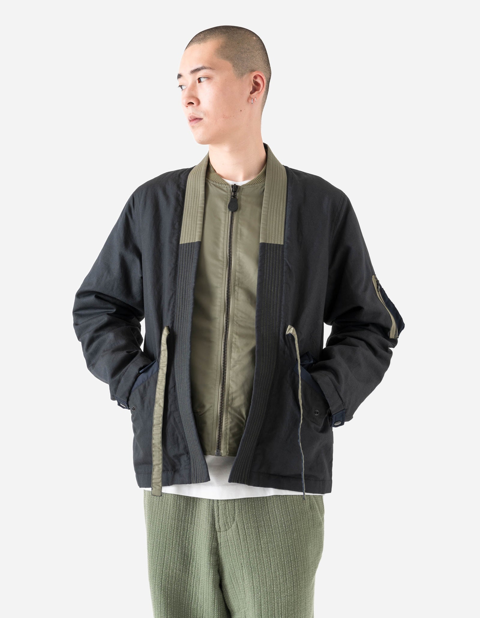 7405 Duality L2-B Flight Kimono Navy/Olive