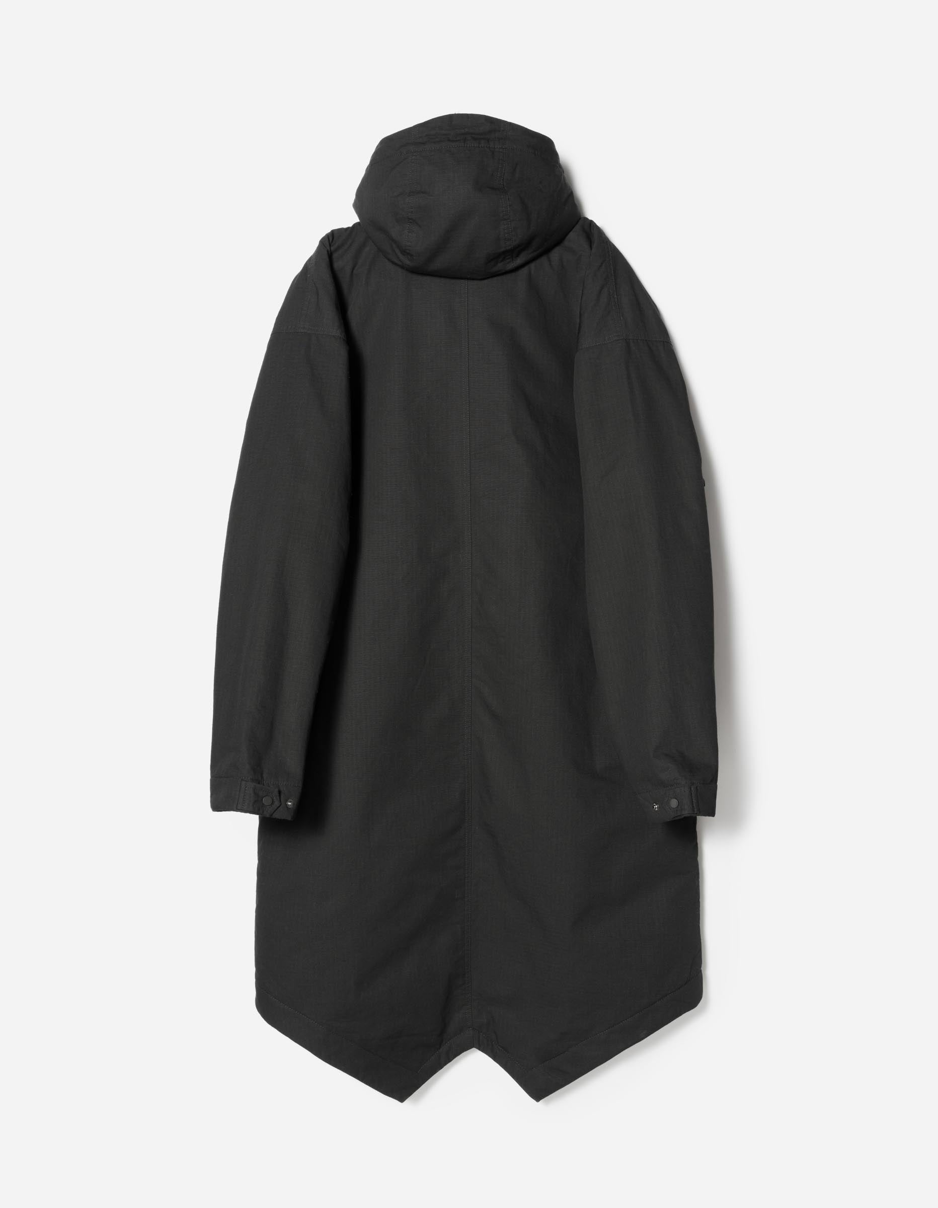 7214 Beach Fishtail Parka Black – Maharishi