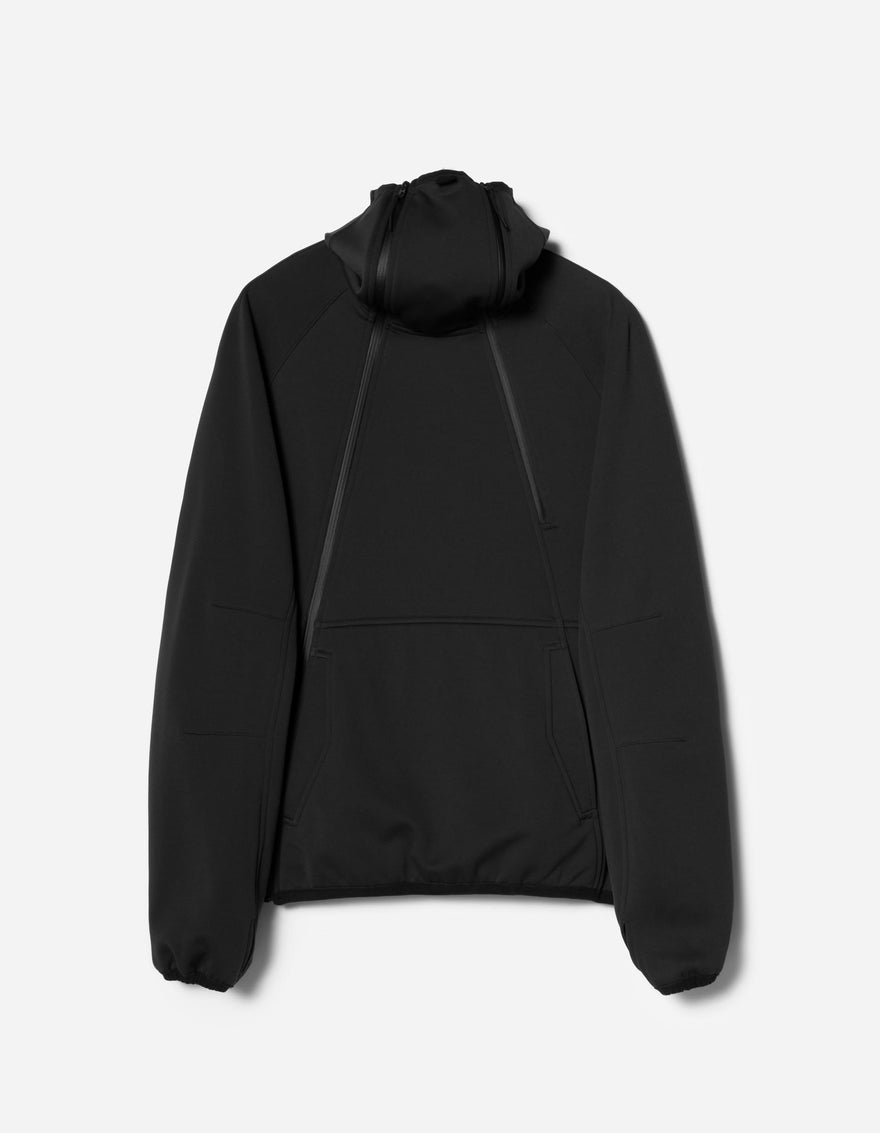 7228 Cordura Fleece Tech Hoody Black