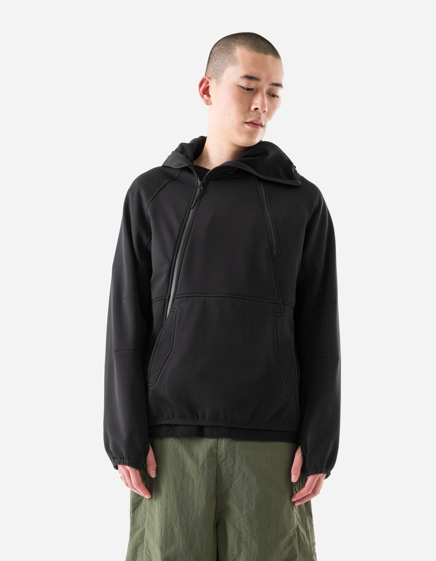 7228 Cordura Fleece Tech Hoody Black