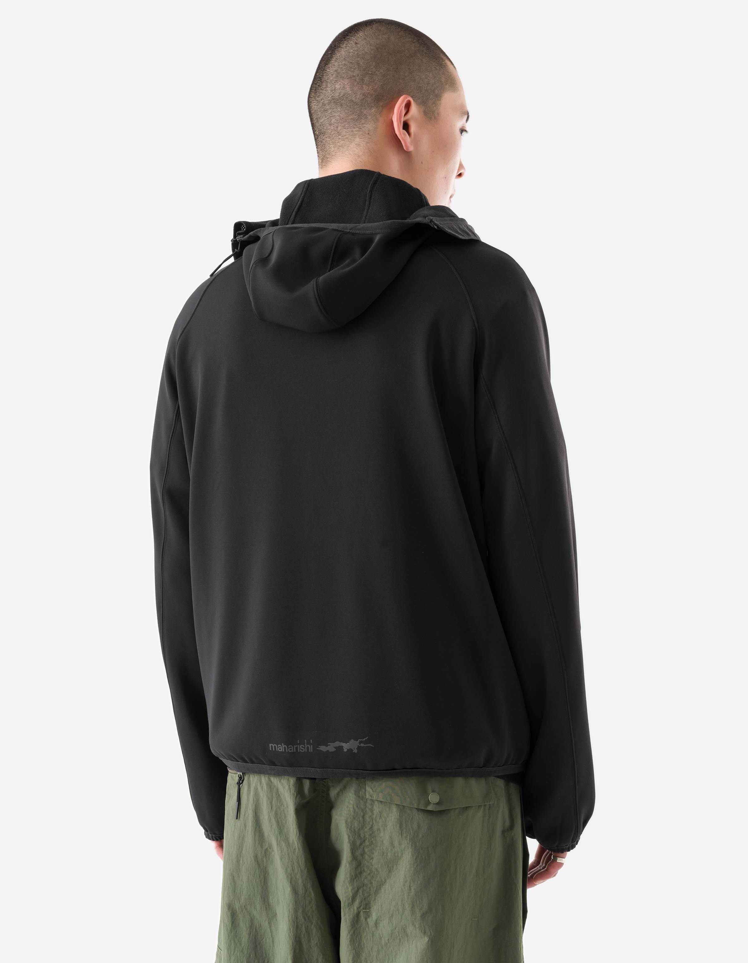 7228 Cordura Fleece Tech Hoody Black – Maharishi