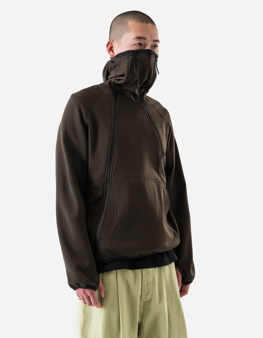 7228 Cordura Fleece Tech Hoody Brown