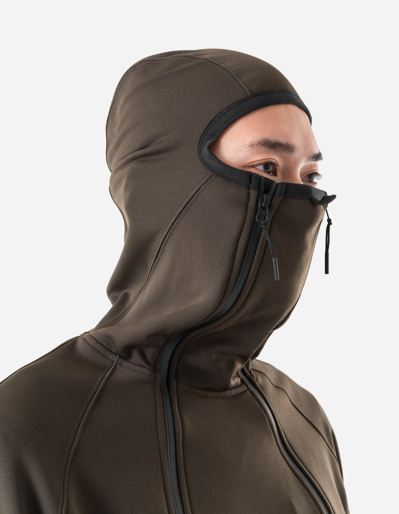 7228 Cordura Fleece Tech Hoody Brown