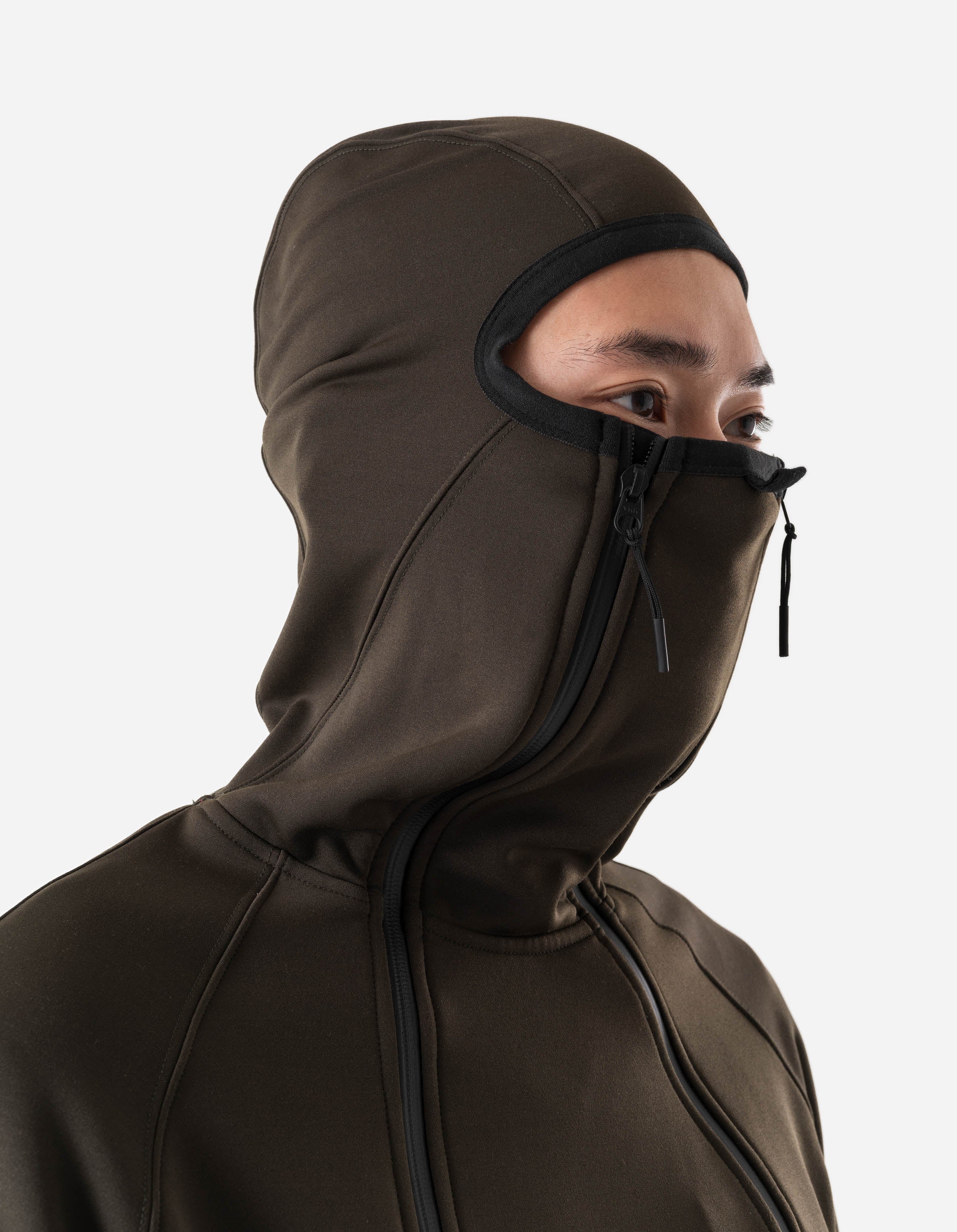 7228 Cordura Fleece Tech Hoody Brown – Maharishi