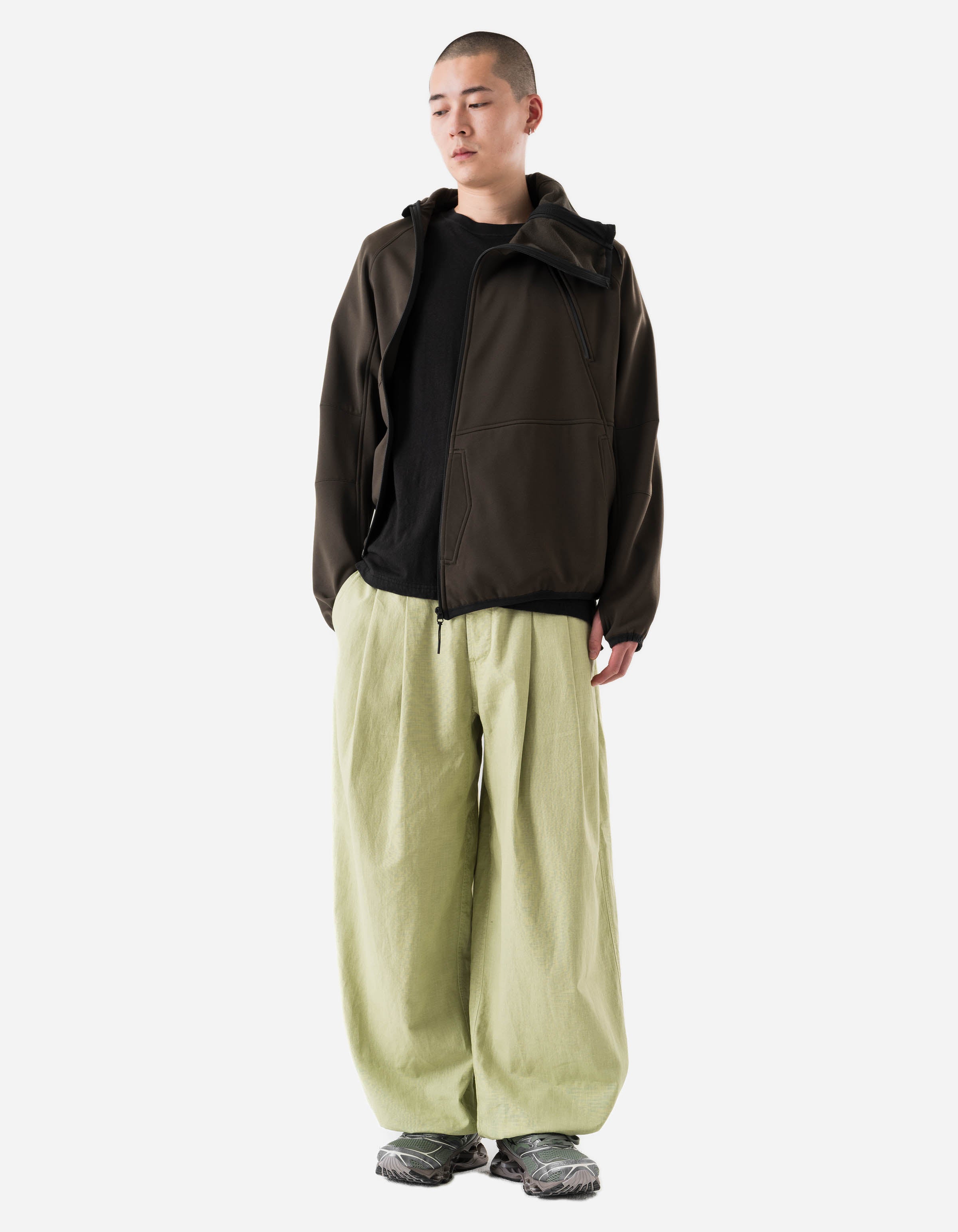 7228 Cordura Fleece Tech Hoody Brown – Maharishi