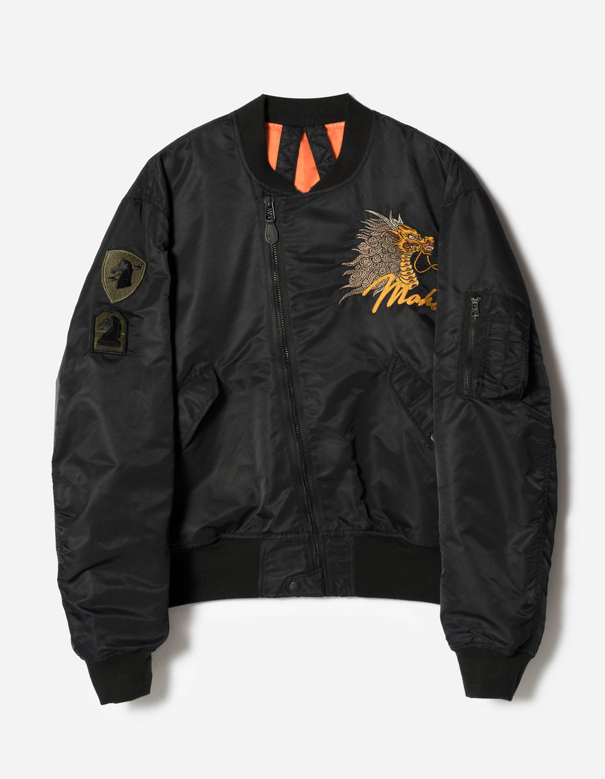 7231 Fire Kirin Tour Asym L2B Jacket Black