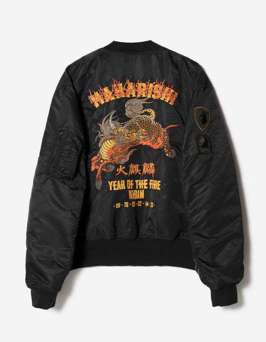 7231 Fire Kirin Tour Asym L2B Jacket Black