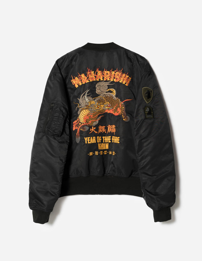 7231 Fire Kirin Tour Asym L2B Jacket Black