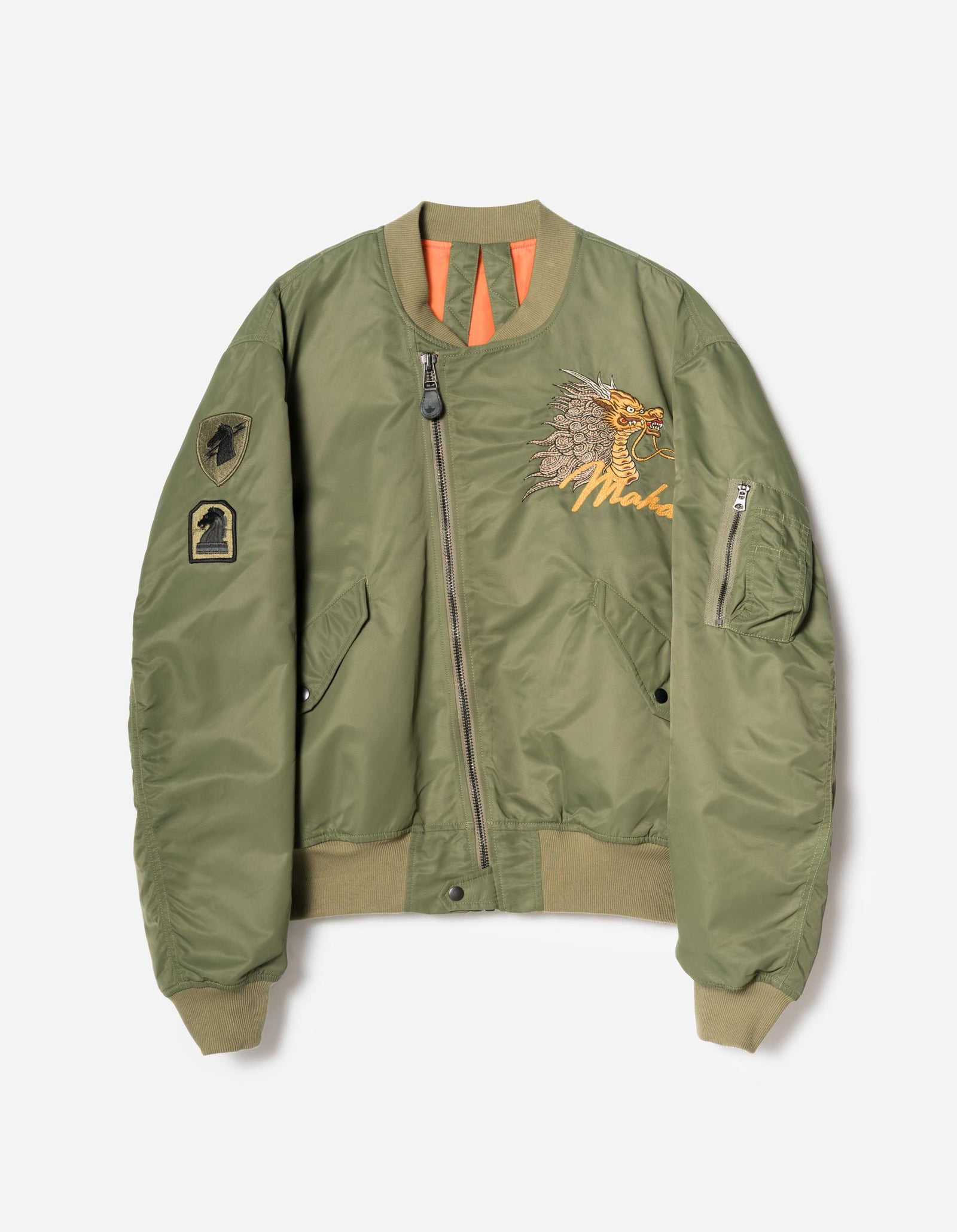 7231 Fire Kirin Tour Asym L2B Jacket Olive