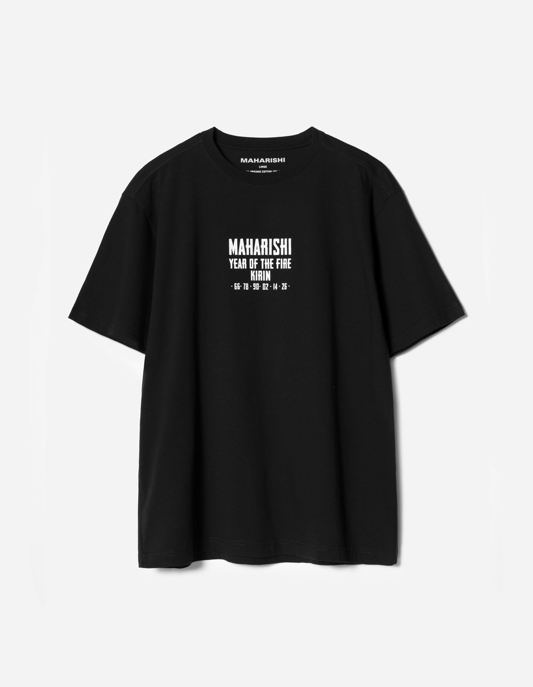 7238 Paper Cut Kirin T-Shirt Black – Maharishi