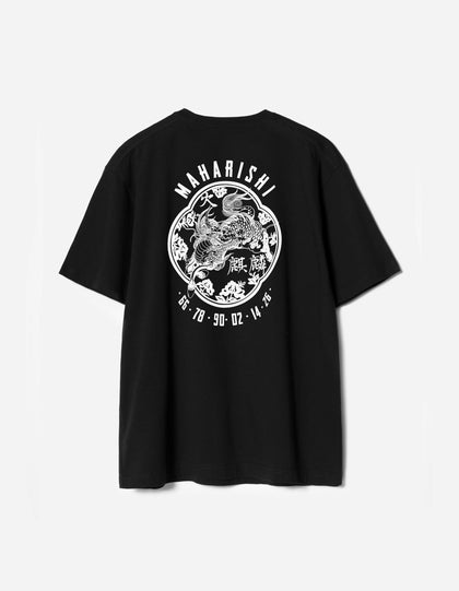 7238 Paper Cut Kirin T-Shirt Black