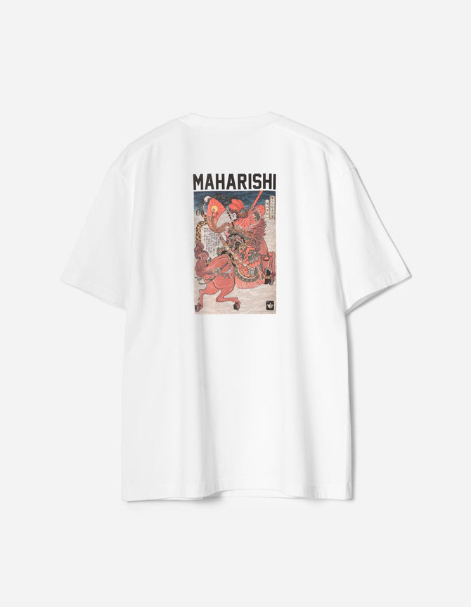 7239 Lu Fang Horse Rider T-Shirt White