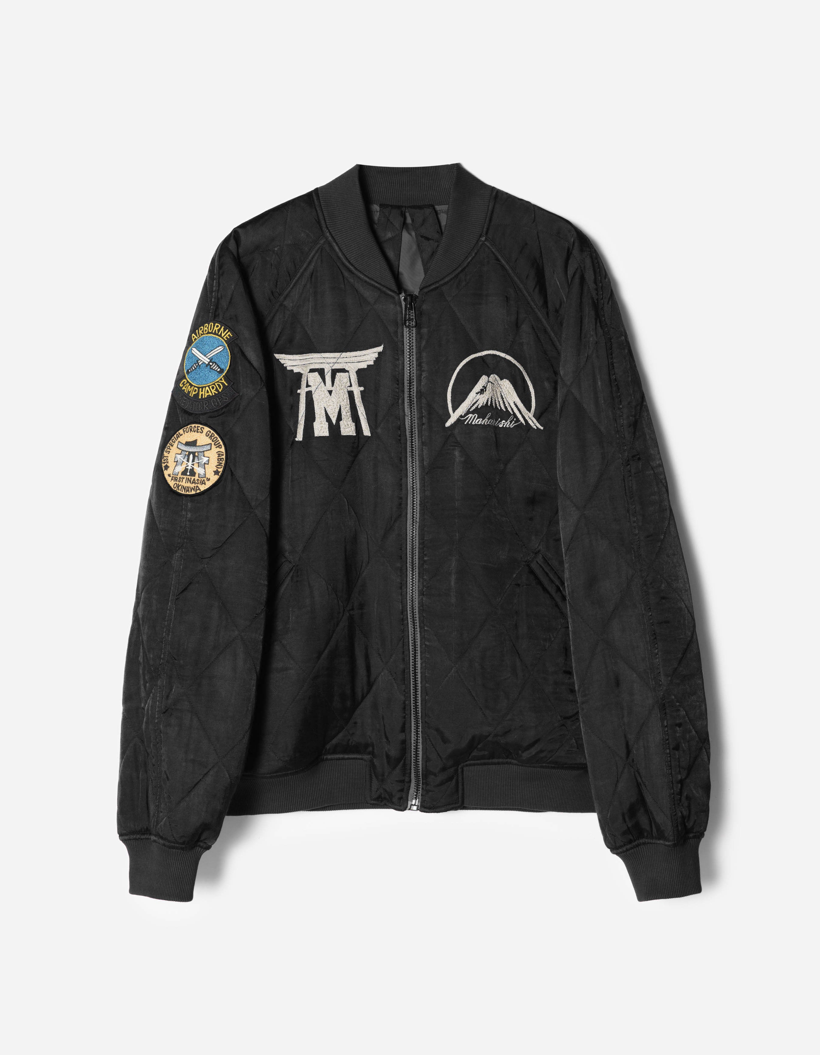 Black Weirdos Satin Jacket スカジャン XL 唾奇 m45798929919_1.jpg?1768998067