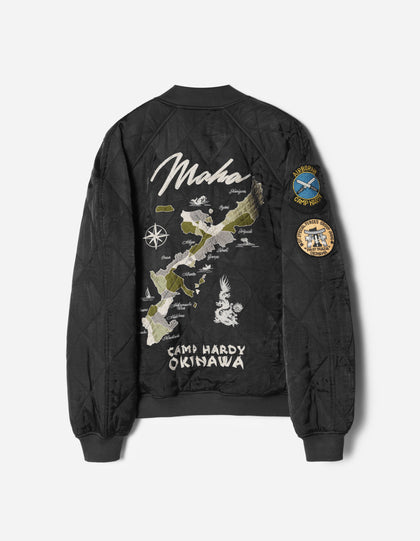 7243 Camp Hardy Tour Sukajan Jacket Black