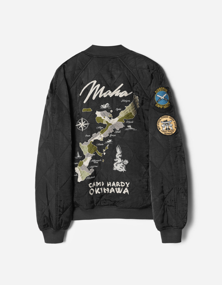 7243 Camp Hardy Tour Sukajan Jacket Black