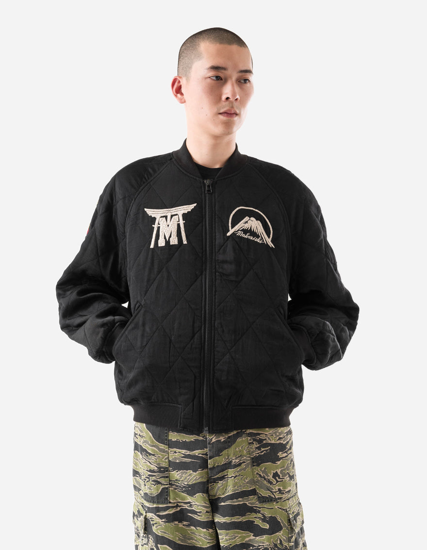 7243 Camp Hardy Tour Sukajan Jacket Black