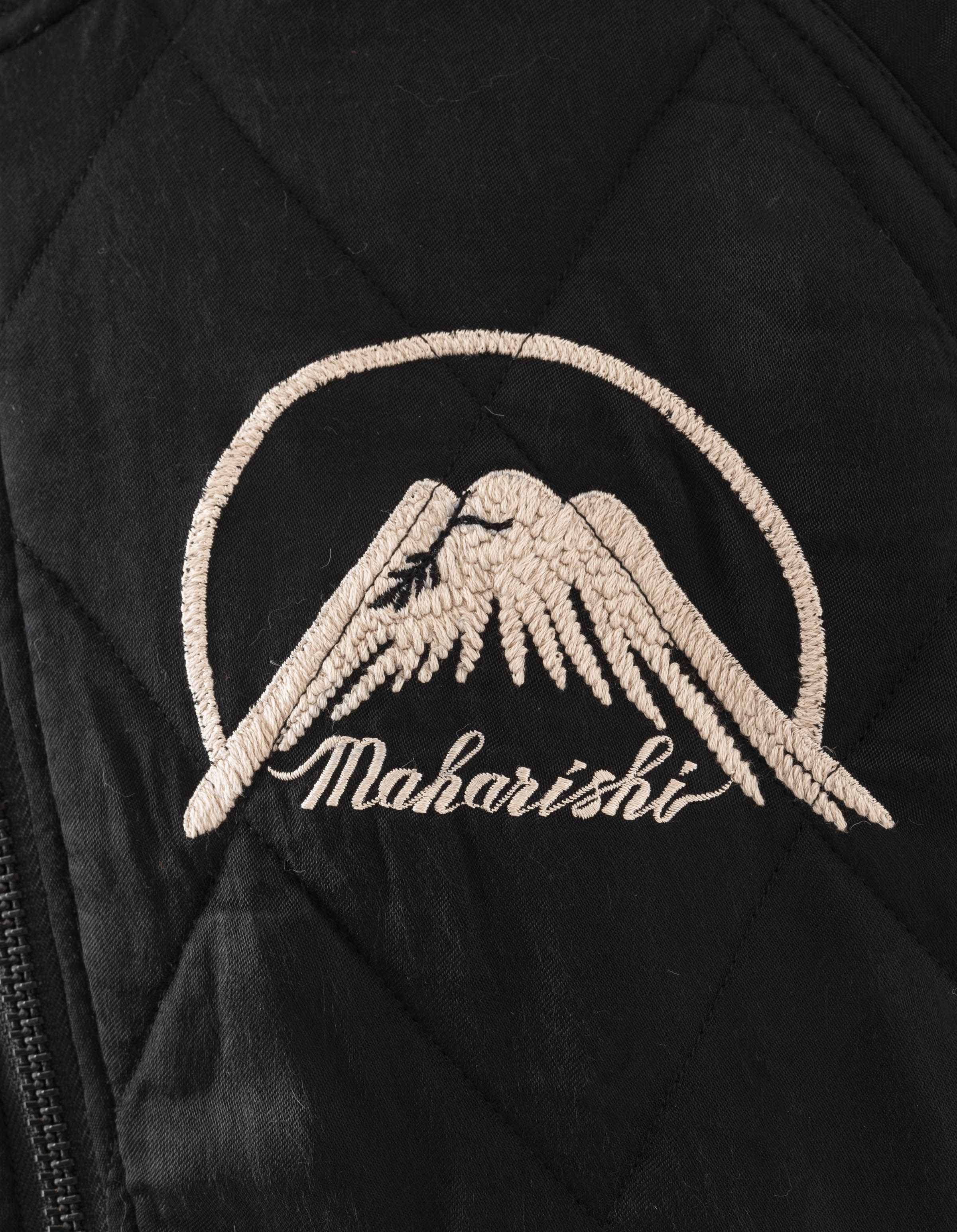 スカジャン　Hyakkaryouran Size.S 7243 Camp Hardy Tour Sukajan Jacket Black – Maharishi