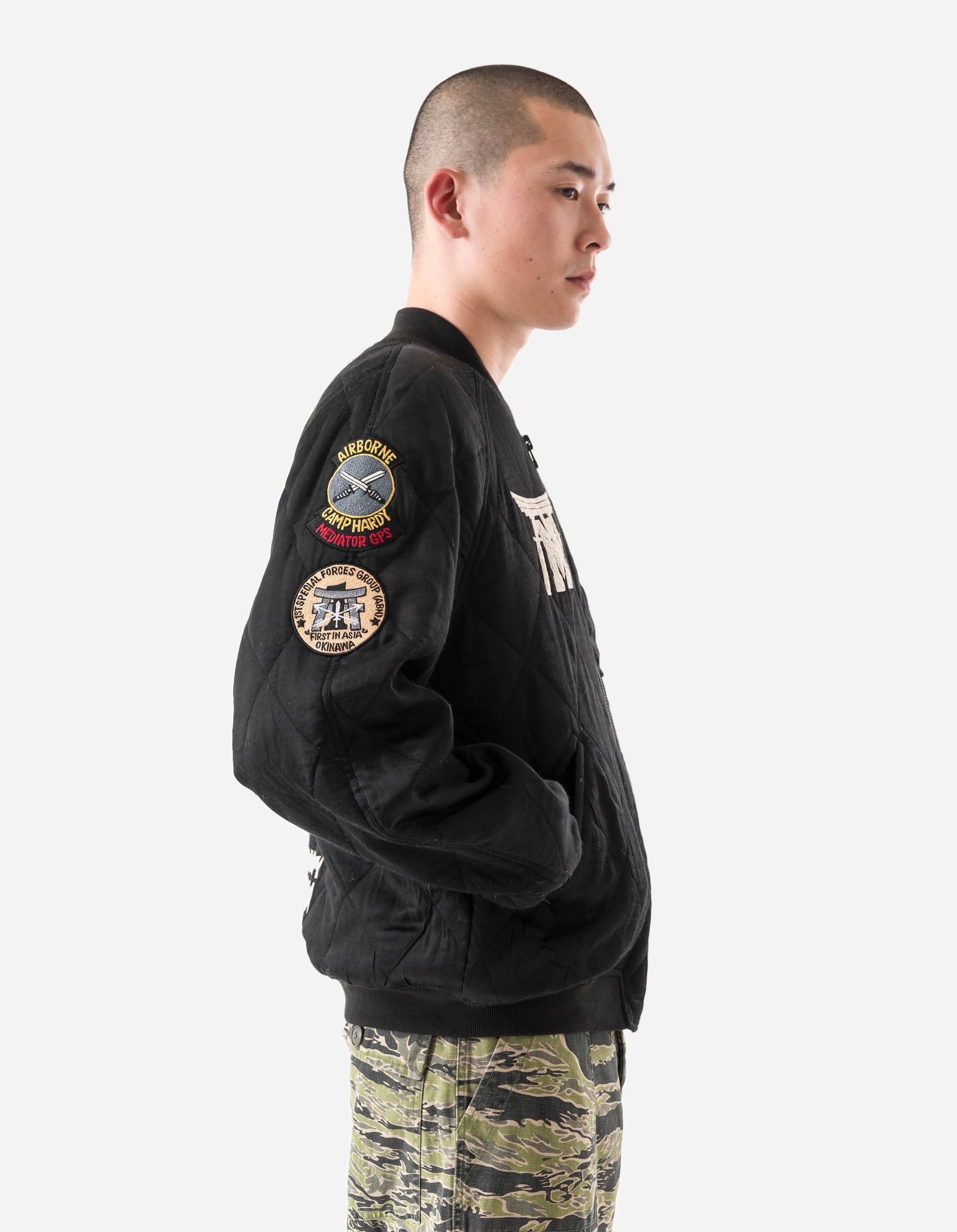 7243 Camp Hardy Tour Sukajan Jacket Black