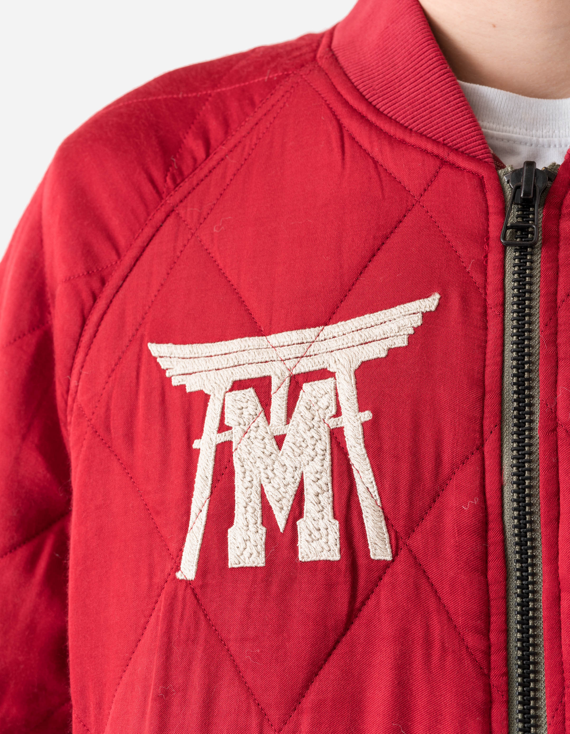 7243 Camp Hardy Tour Sukajan Jacket Red – Maharishi