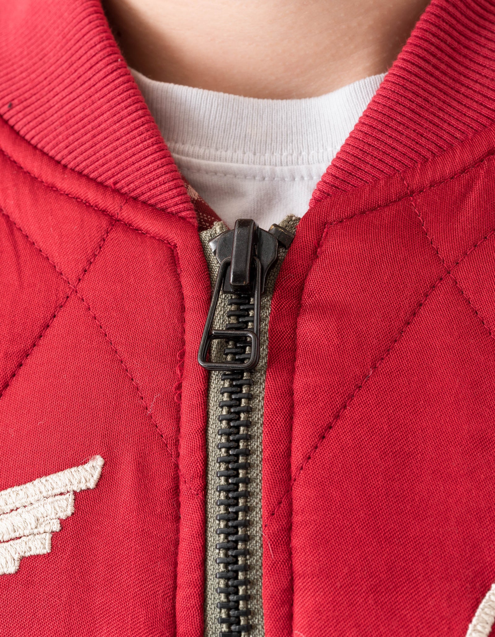 7243 Camp Hardy Tour Sukajan Jacket Red