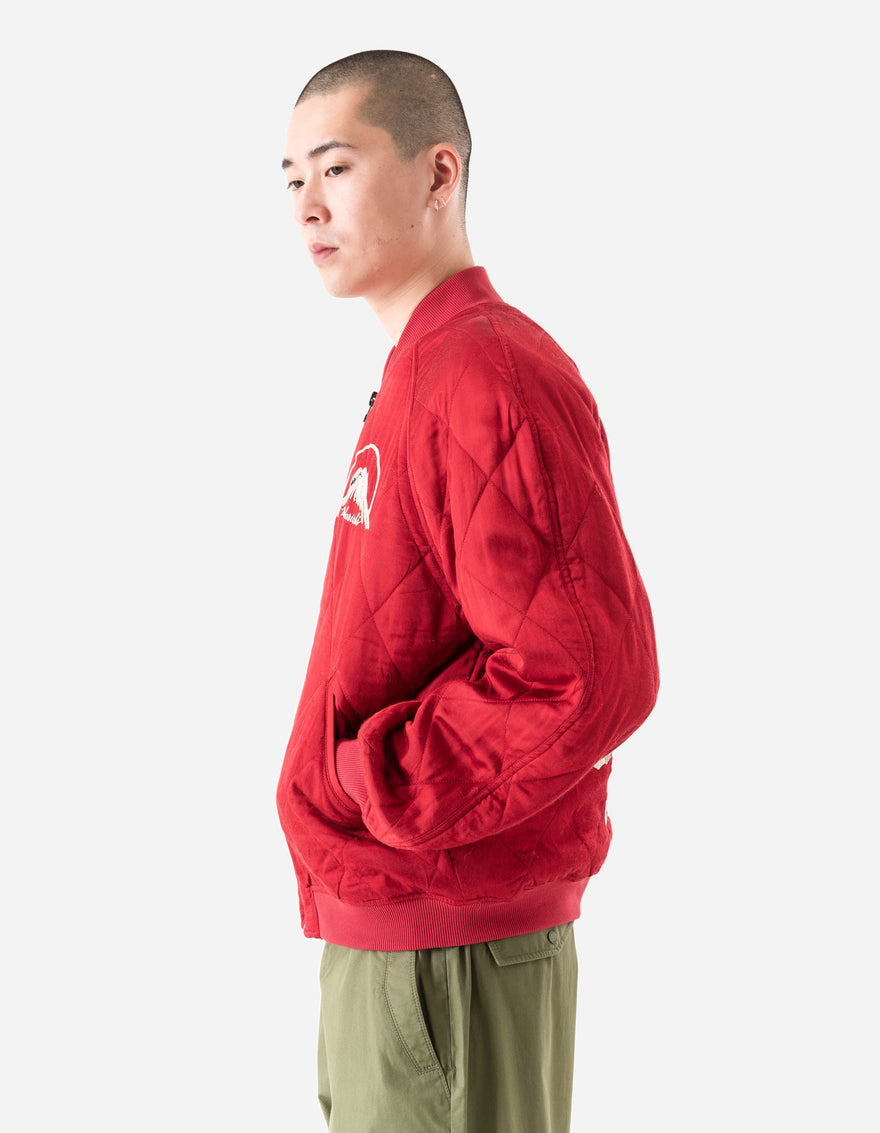 7243 Camp Hardy Tour Sukajan Jacket Red