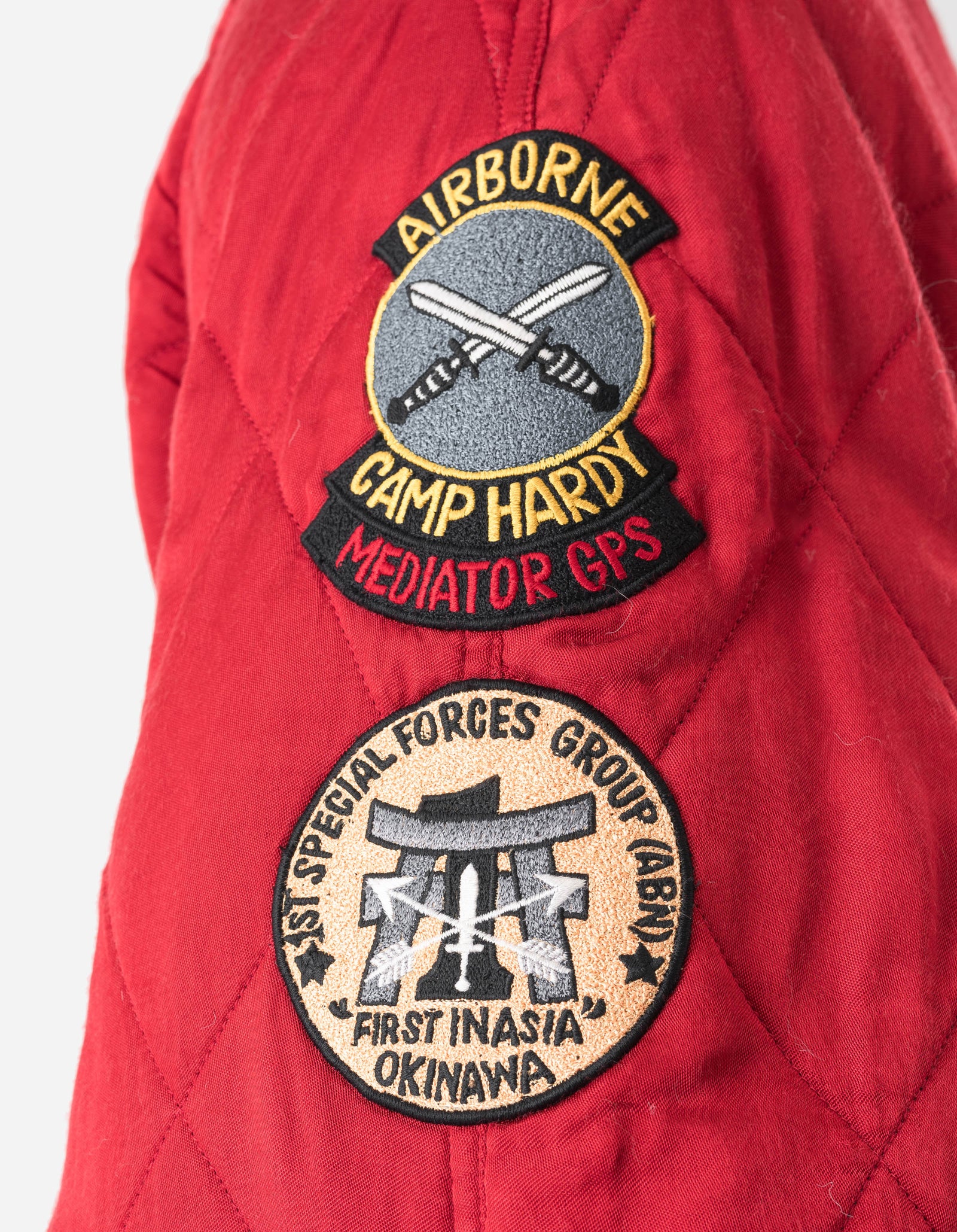 7243 Camp Hardy Tour Sukajan Jacket Red