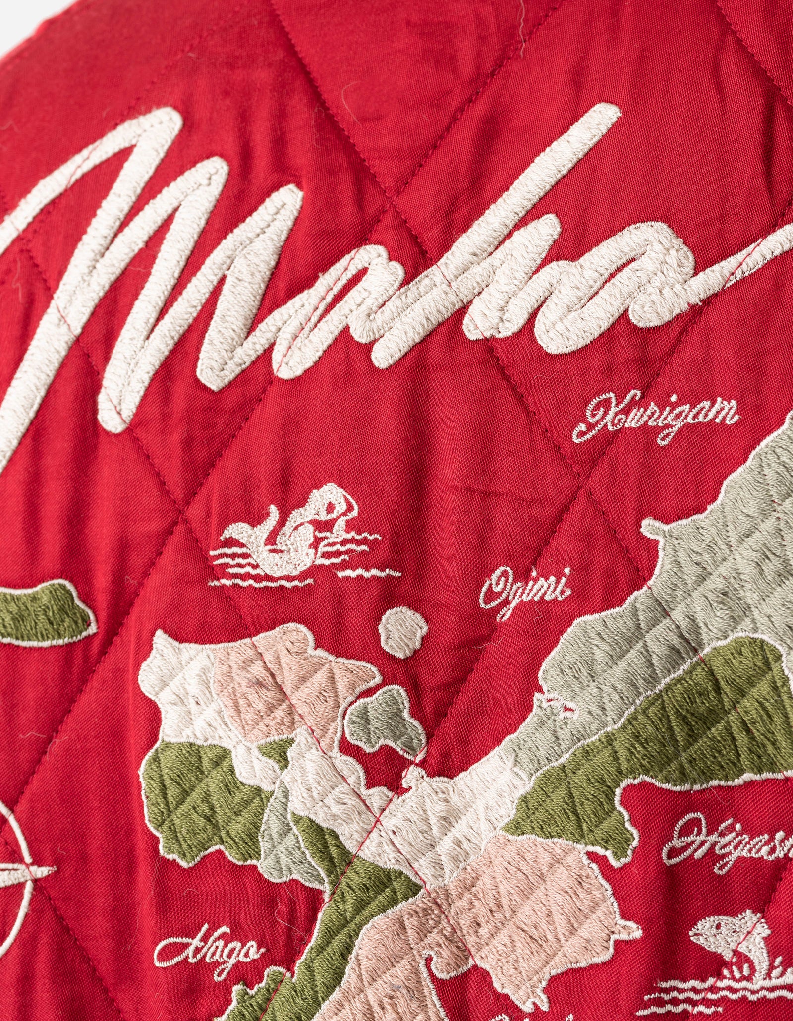 7243 Camp Hardy Tour Sukajan Jacket Red