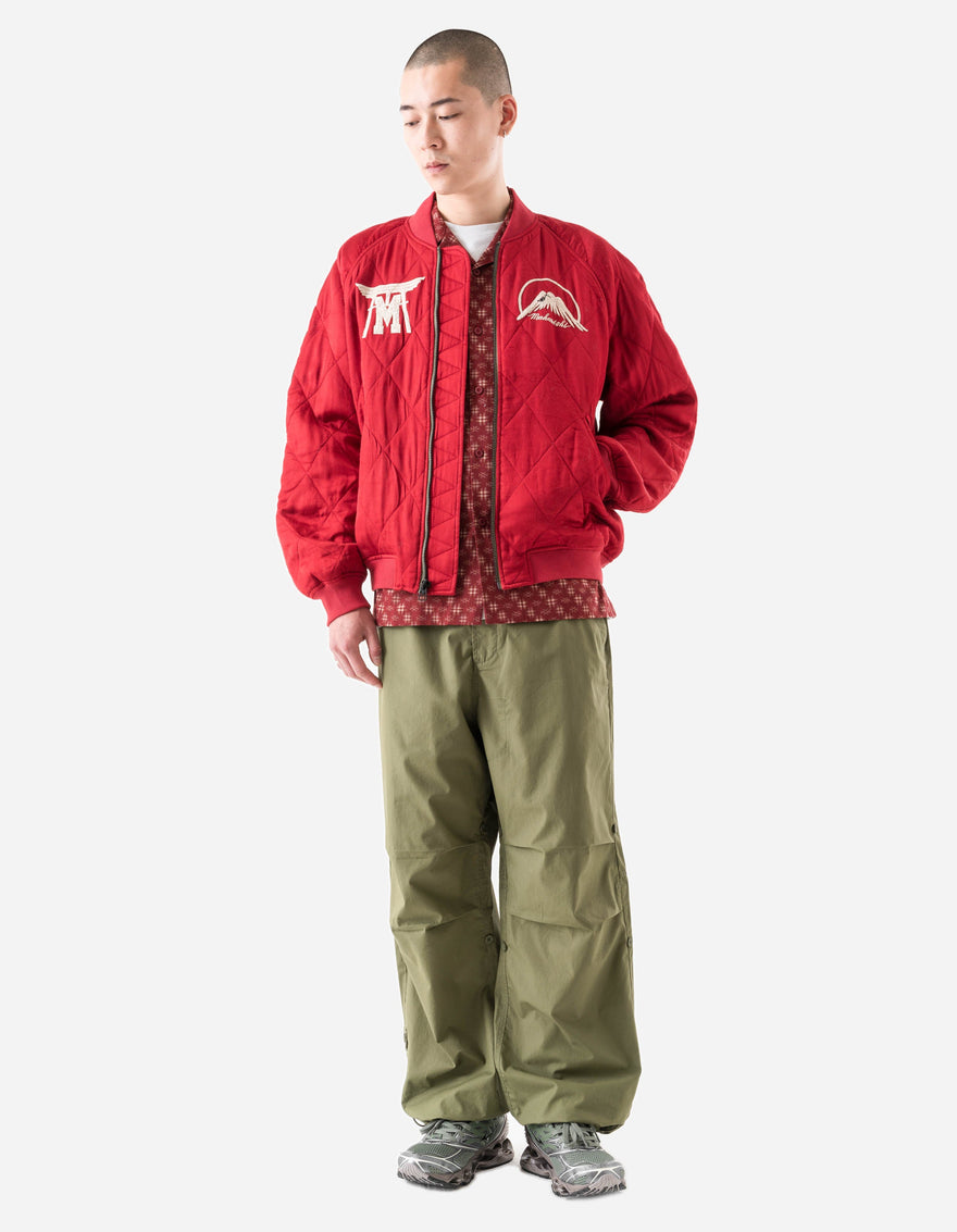 7243 Camp Hardy Tour Sukajan Jacket Red