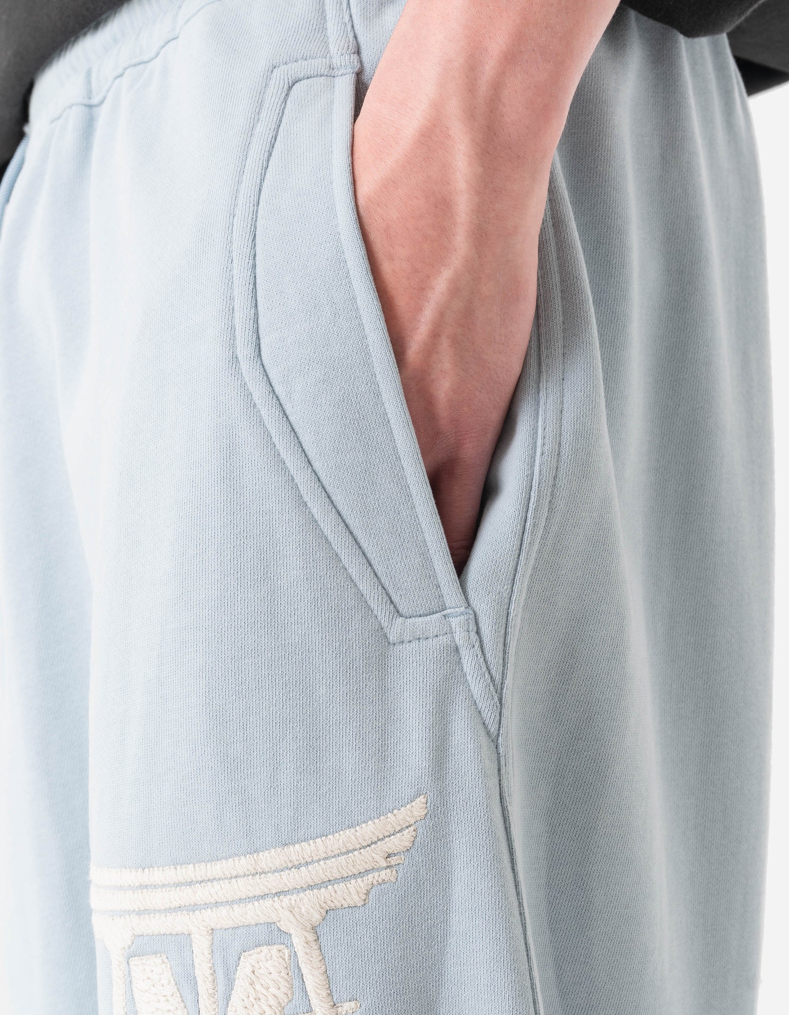 7246 Okinawa Vintage Asym Sweatpant Light Blue