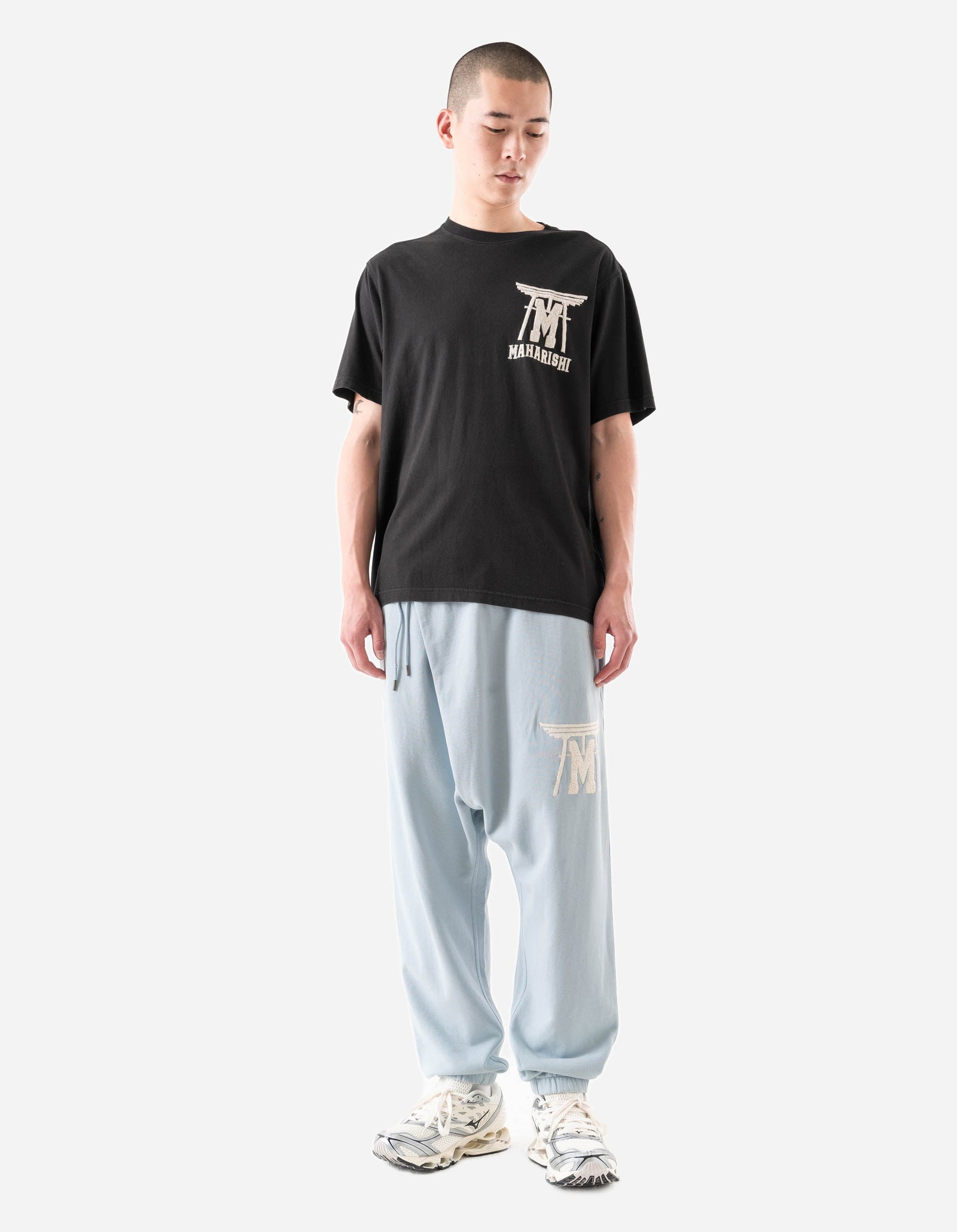 7260 Temple M Vintage S/S T-Shirt Black