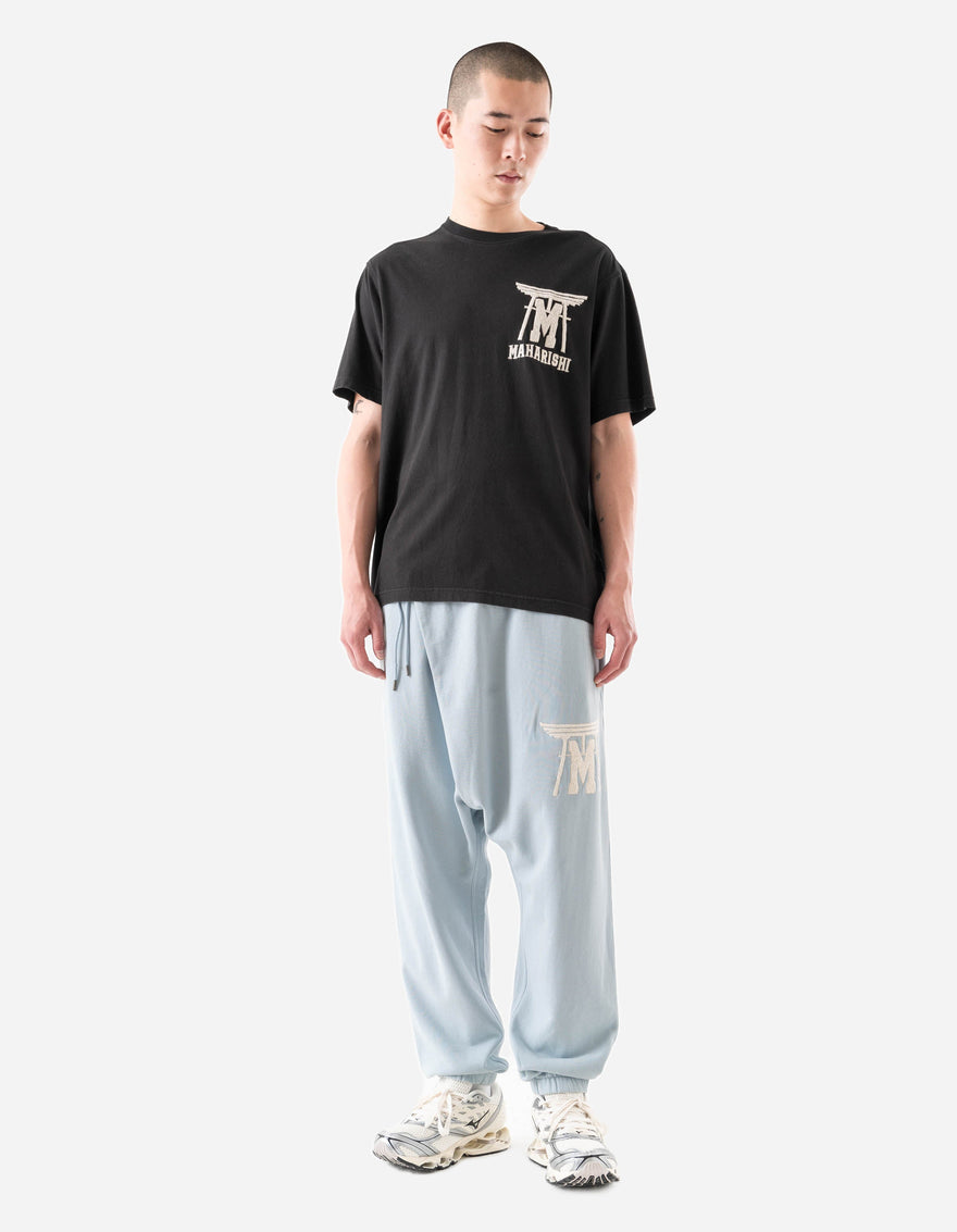 7260 Temple M Vintage S/S T-Shirt Black