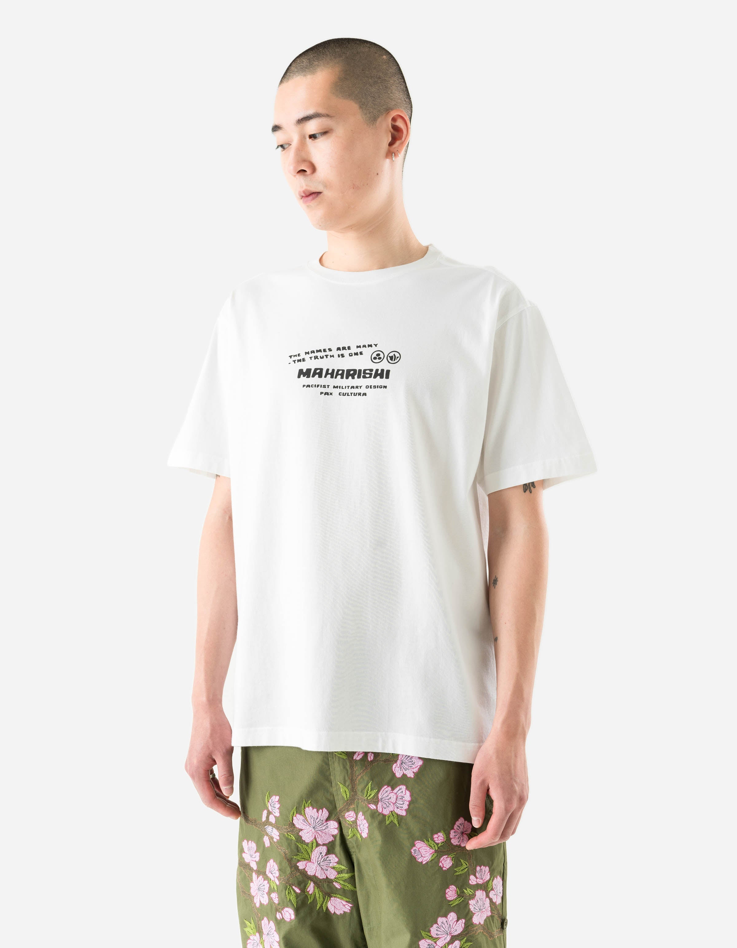 7260 Temple M Vintage S/S T-Shirt Light Blue – Maharishi