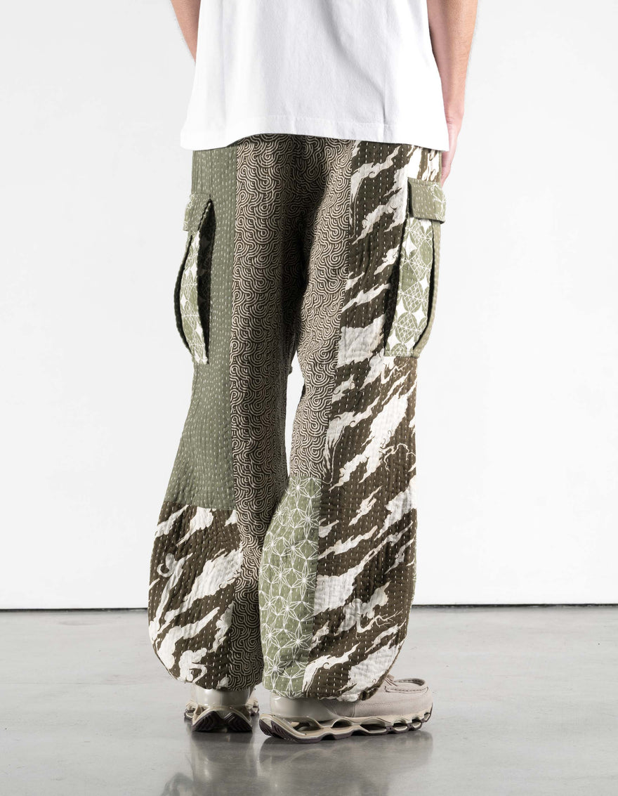 7280 Maha Rice Stitch M65 Cargo Ecru/Olive