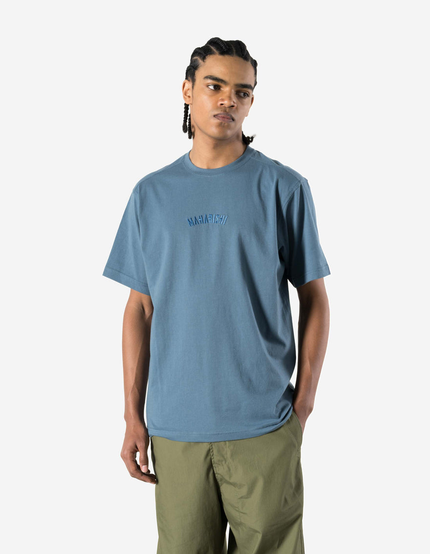 7290 Maharishi Organic S/S T-Shirt Airforce Blue