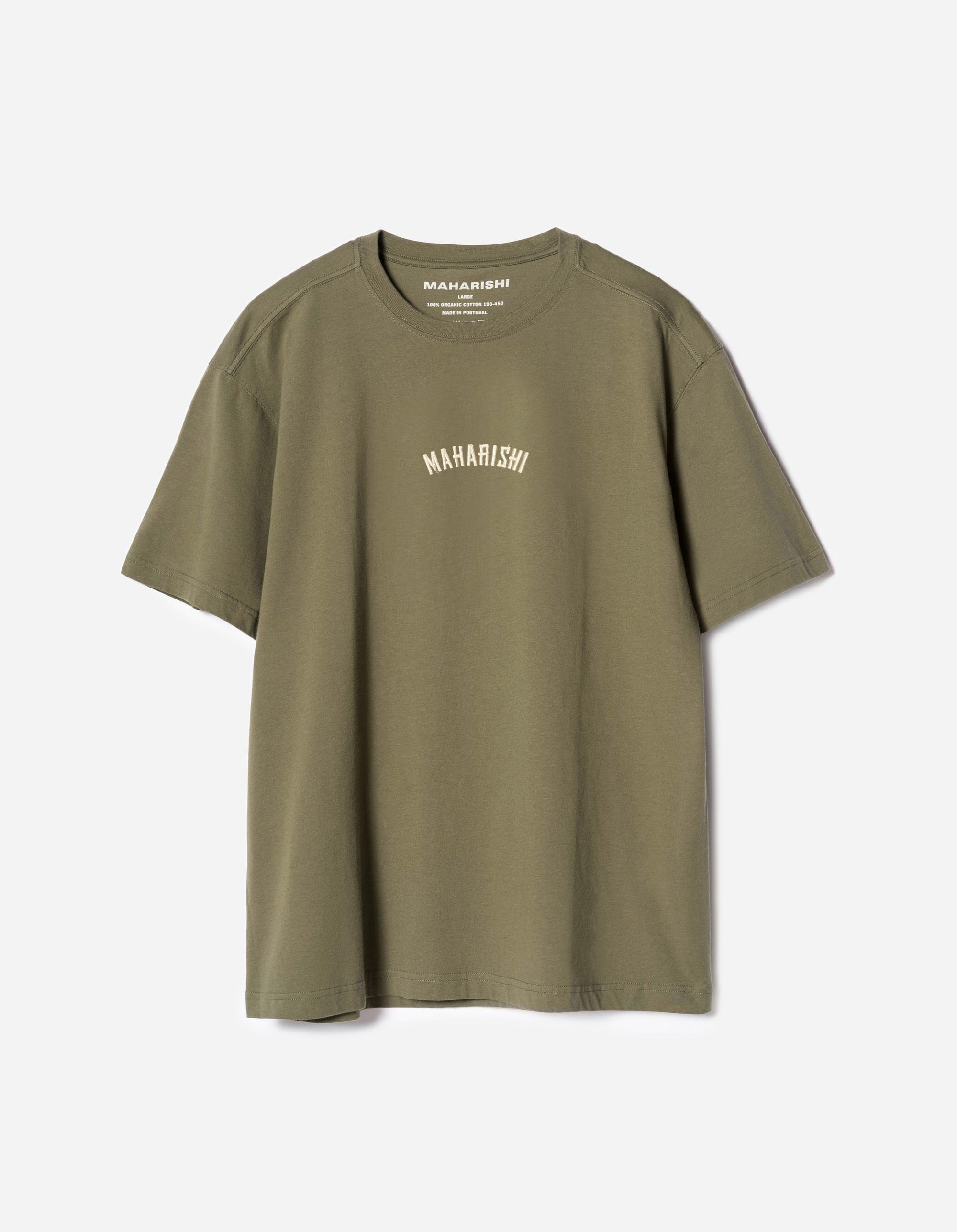 7290 Maharishi Organic S/S T-Shirt Olive OG-107F