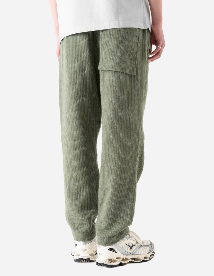 7300 Light Kantha Asym Track Pant Olive