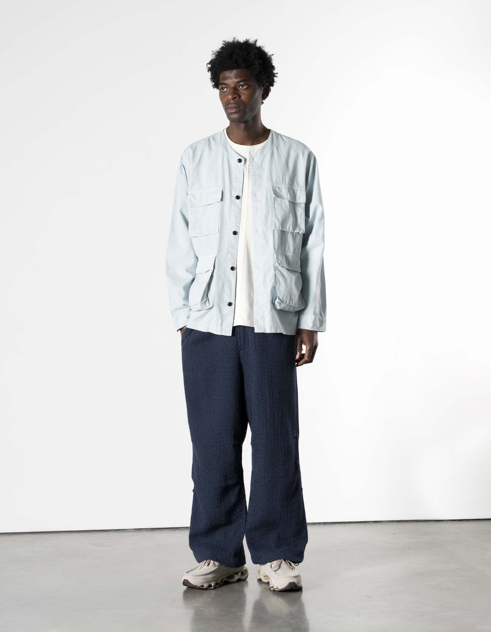 7318 Hemp Ripstop BDU Shirt Light Blue