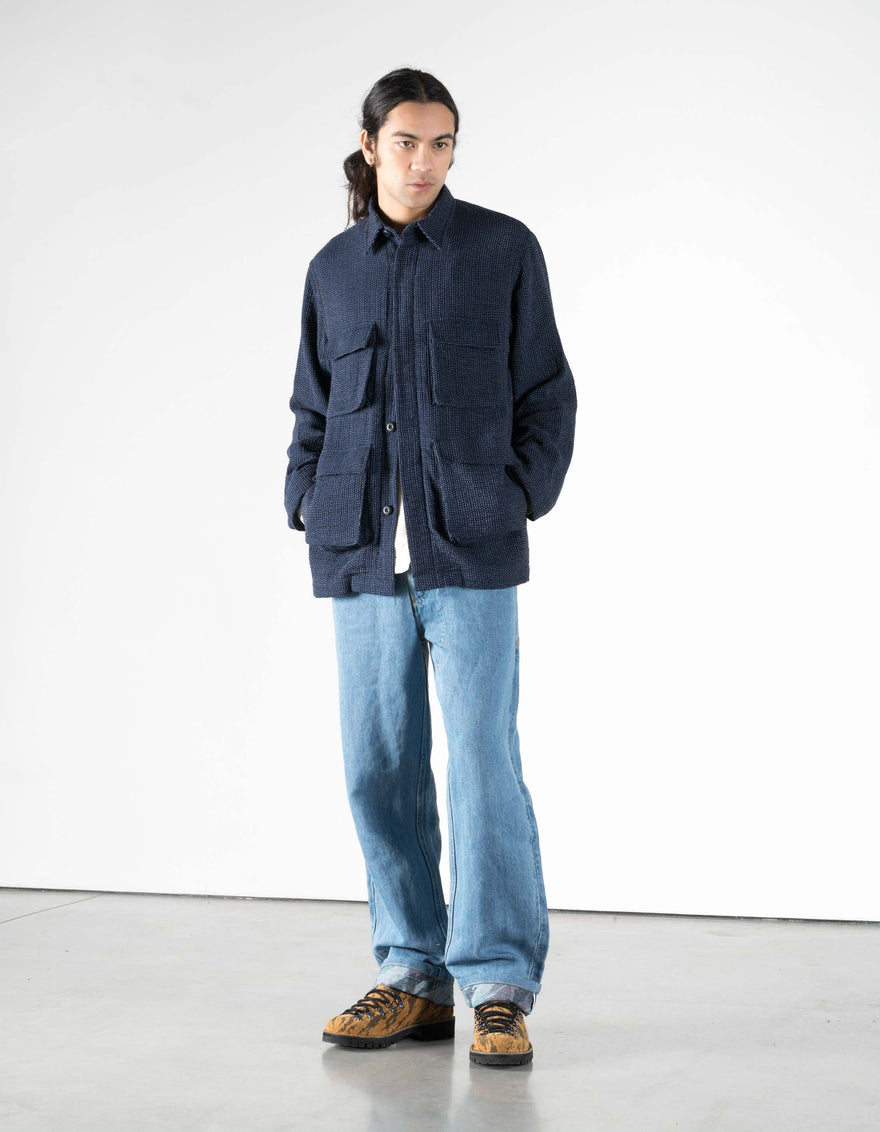 7302 Utility L/S Shirt Indigo