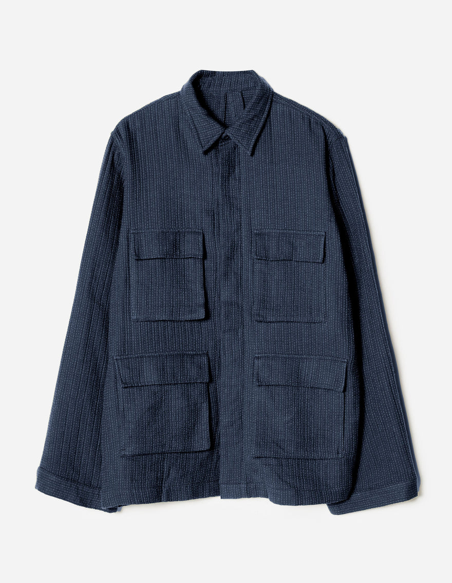 7302 Utility L/S Shirt Indigo