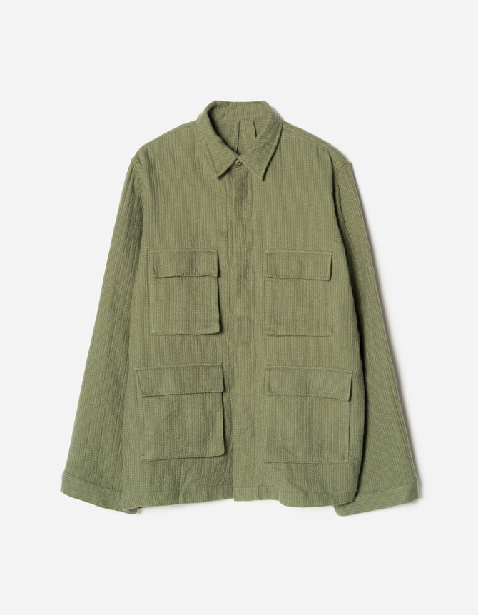 7302 Utility L/S Shirt Olive